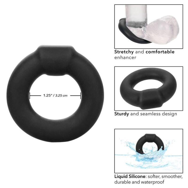 CALEXOTICS - BAGUE ALPHA OPTIMUM NOIR – Image 7
