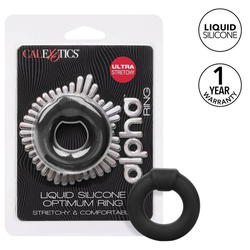 CALEXOTICS - BAGUE ALPHA OPTIMUM NOIR – Image 2