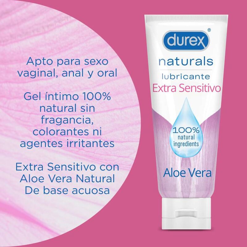 DUREX - NATURALS EXTRA SENSITIVES SCHMIERMITTEL 100 ML – Bild 2