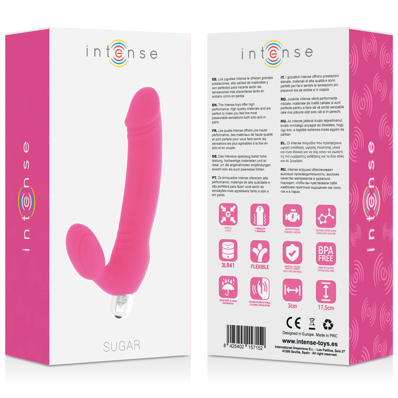 INTENSE - AÚCAR SETE VELOCIDADES SILICONE FUSHSIA - Image 5