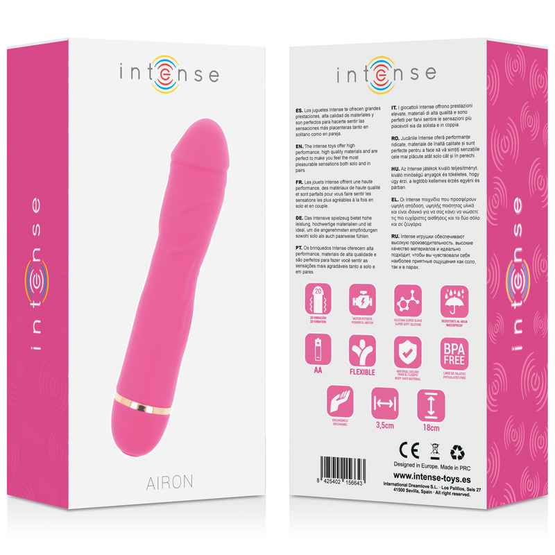 INTENSE - AIRON 20 VELOCIDADES SILICONE ROSA - Image 4