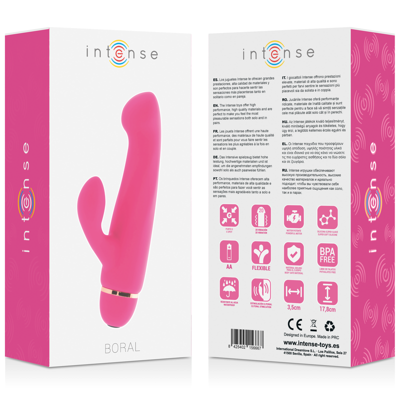 INTENSE - BORAL 20 VELOCIDADES SILICONE ROSA - Image 5