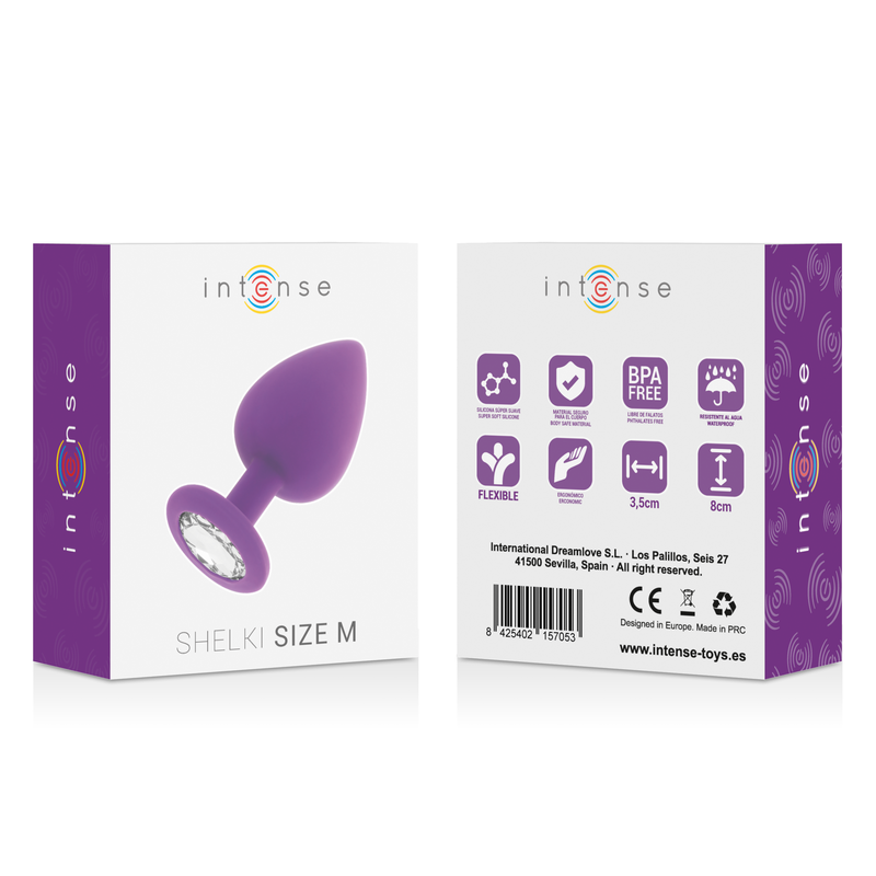 INTENSE - SHELKI M ANAL PLUG LILAC - Image 5