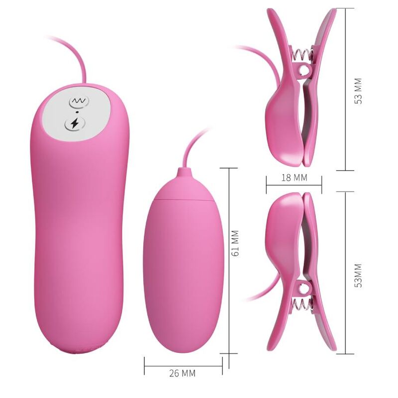 PRETTY LOVE - PINA COM VIBRAO E ELETROSHOCK ROSA - Image 7