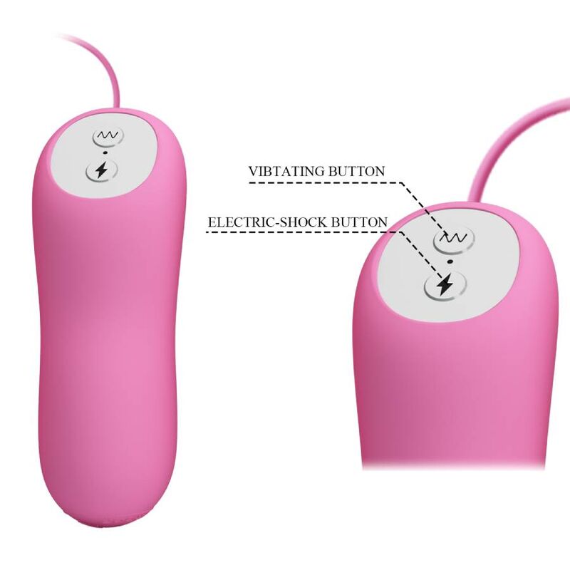 PRETTY LOVE - PINA COM VIBRAO E ELETROSHOCK ROSA - Image 3