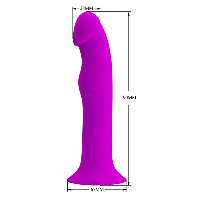 PRETTY LOVE - VIBRATEUR MURRAY ET STIMULATEUR DE POINT G VIOLET – Image 7