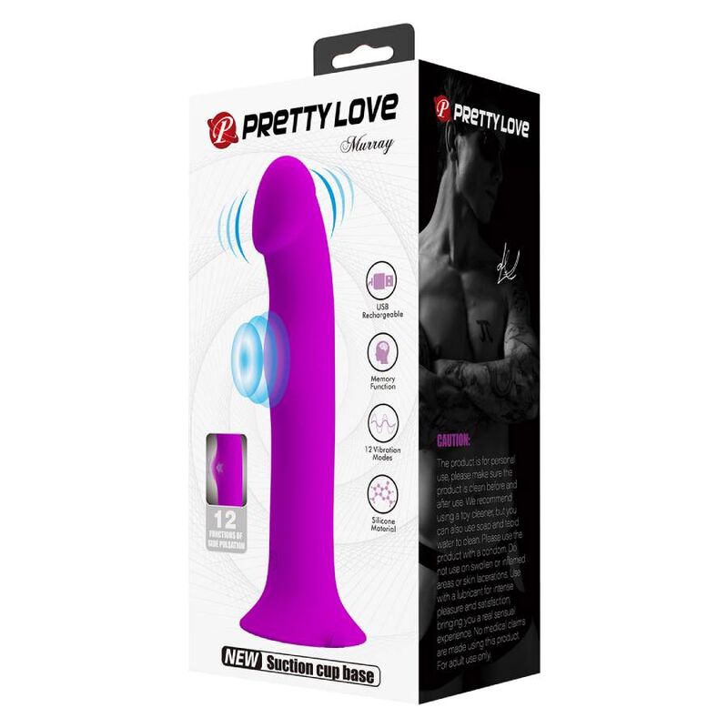 PRETTY LOVE - VIBRATEUR MURRAY ET STIMULATEUR DE POINT G VIOLET – Image 4