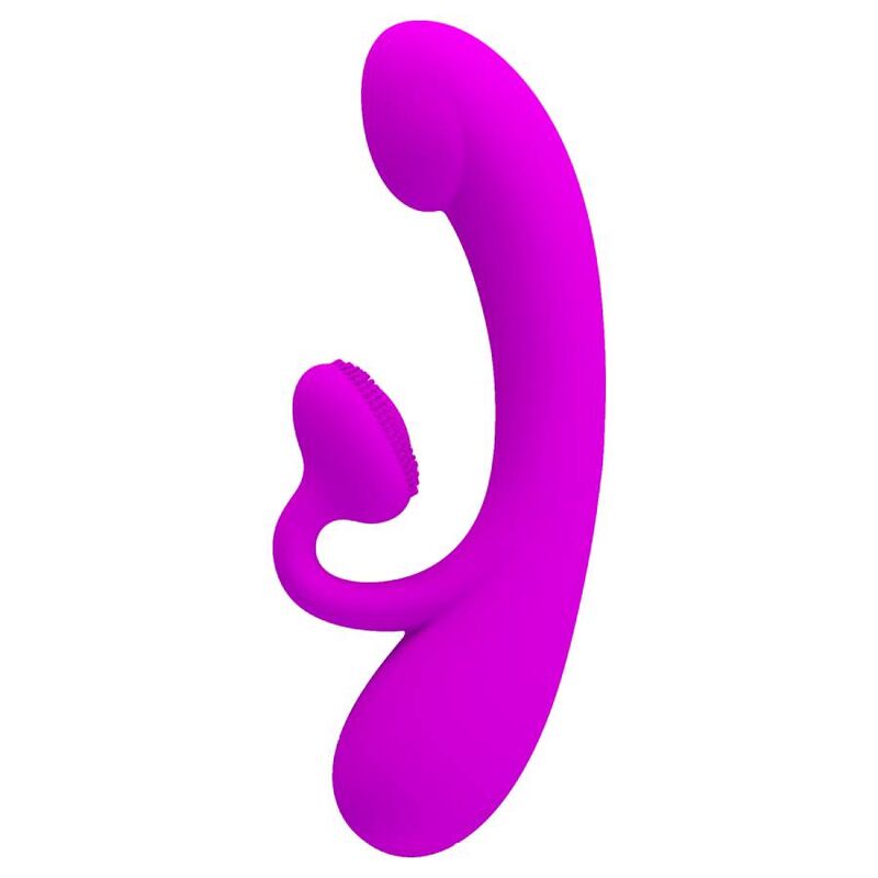 PRETTY LOVE - VIBRATEUR ET SUCCION CLITORISÉ EN SILICONE SINCÈRE VIOLET – Image 2
