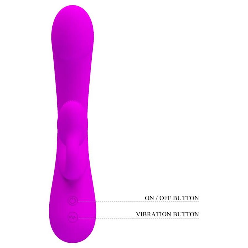 PRETTY LOVE - VIBRATEUR ET SUCCION CLITORISÉ EN SILICONE SINCÈRE VIOLET – Image 5