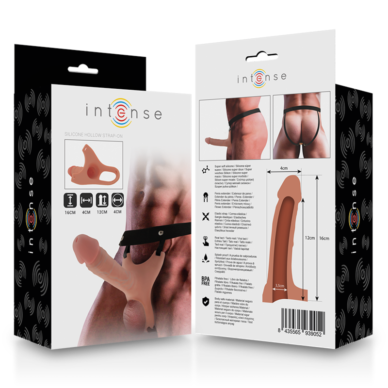 INTENSE - HOHLGESCHIRR MIT SILIKON-DILDO 16 X 3,5 CM – Bild 7