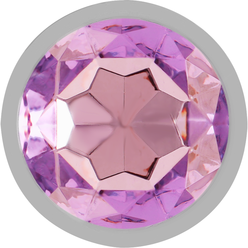 INTENSE - ALUMINUM METAL ANAL PLUG WITH VIOLET CRYSTAL SIZE M - Image 6