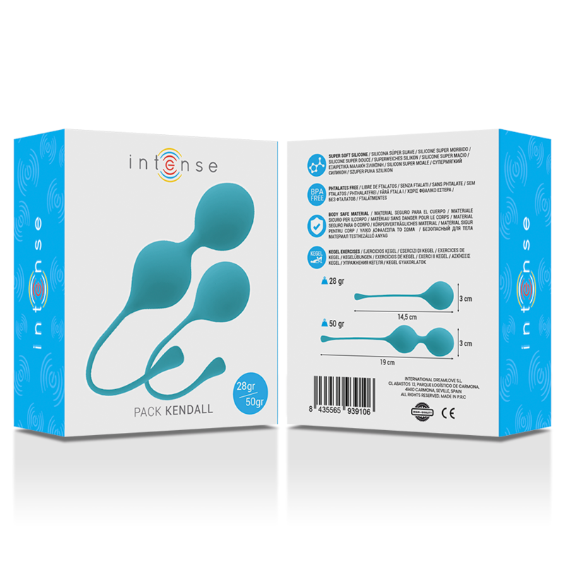 INTENSE - PACK BOLAS KEGEL KENDALL AZUL - Image 3