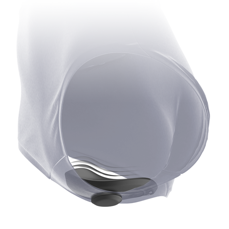 BLACK&SILVER - CALA VIBRADORA DE SILICONE RECARREGVEL PRESTON PRETA - Image 5