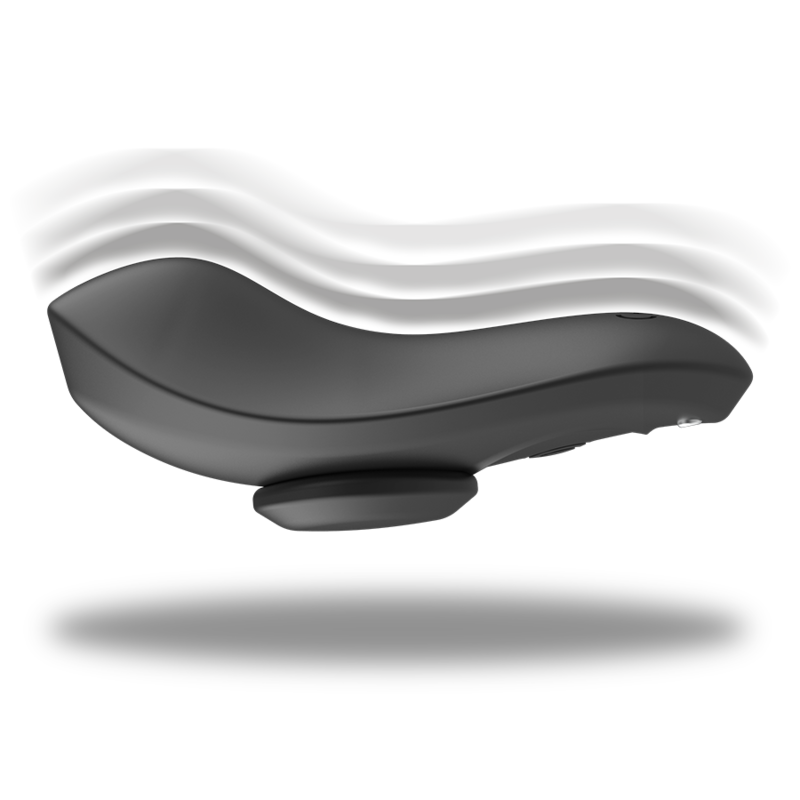 BLACK&SILVER - CALA VIBRADORA DE SILICONE RECARREGVEL PRESTON PRETA - Image 4