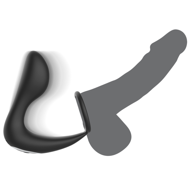 BLACK&SILVER - MASSEUR ANAL TÉLÉCOMMANDE RECHARGEABLE SILICONE NOIR – Image 3