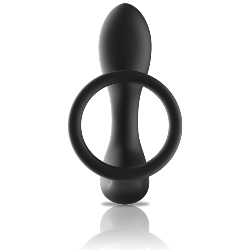 BLACK&SILVER - MASSEUR ANAL TÉLÉCOMMANDE RECHARGEABLE SILICONE NOIR – Image 5