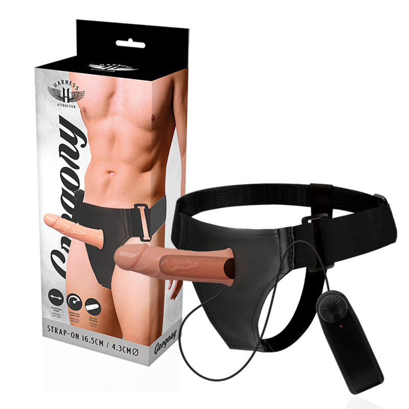 HARNESS ATTRACTION - GREGORY HOLLOW RNES AVEC VIBRATEUR 16.5 CM -O- 4.3 CM – Image 7