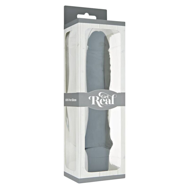 GET REAL - GRAND VIBRATEUR NOIR CLASSIQUE – Image 3