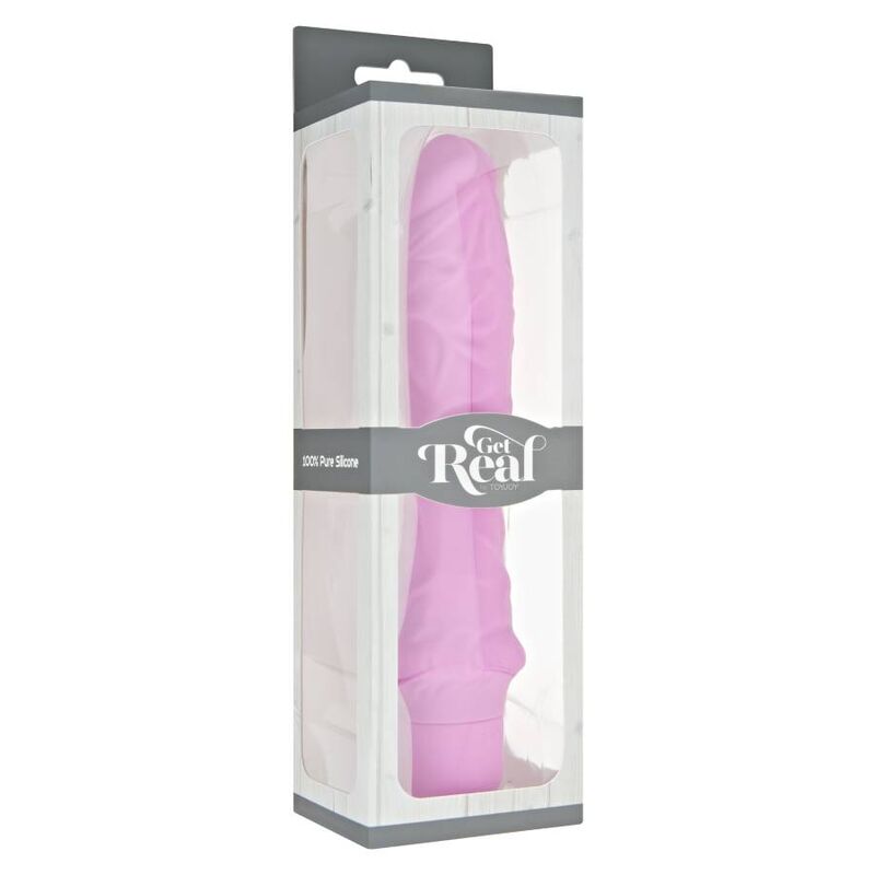 GET REAL - KLASSISCHER GROSSER ROSA VIBRATOR – Bild 3
