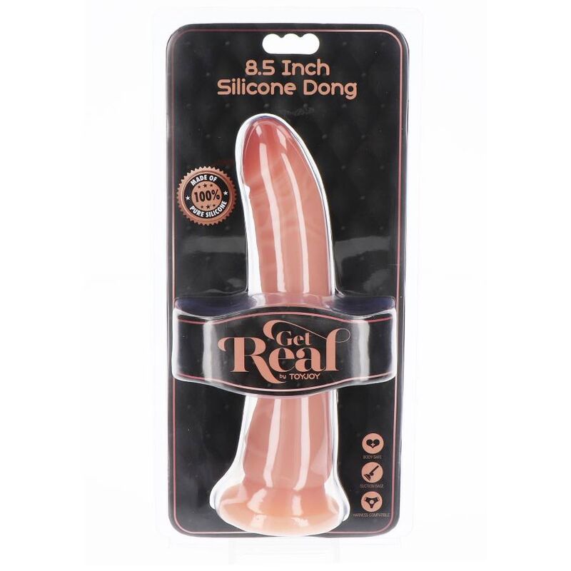 GET REAL - DONG SILICONA 21 CM NATURAL - Imagen 3