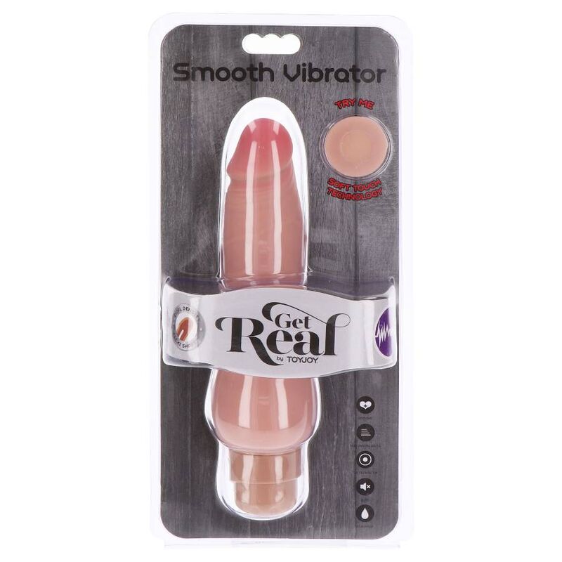 GET REAL - PELE VIBRADOR LISO DE DUAL DENSIDADE - Image 2