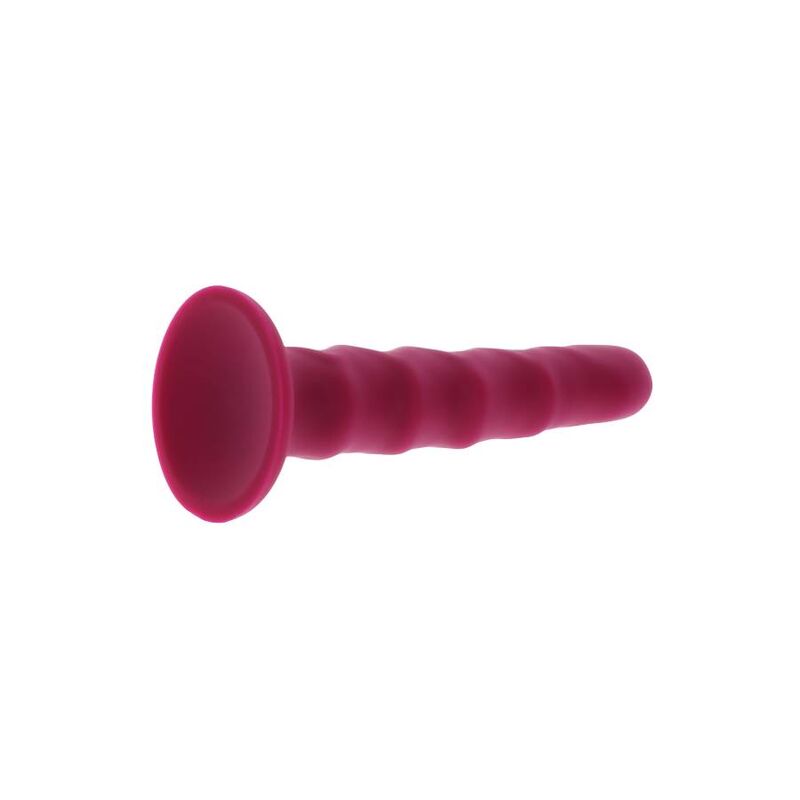 GET REAL - RIBBED DONG 12 CM ROJO - Imagen 4