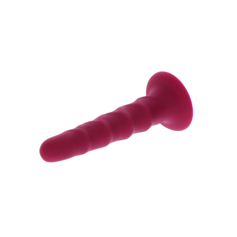 GET REAL - RIBBED DONG 12 CM ROJO - Imagen 3