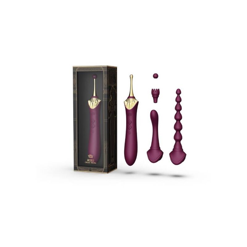 ZALO - BESS 2 CLITORAL MASSAGER PURPLE – Image 2