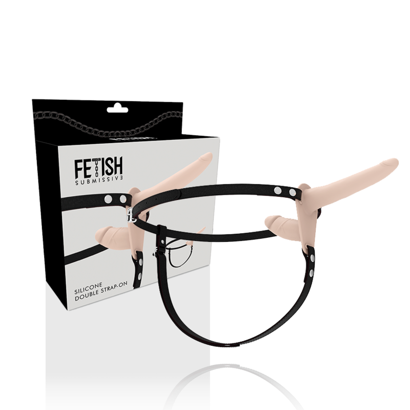 FETISH SUBMISSIVE HARNESS - DOPPIA PENETRAZIONE CARNE - immagine 2