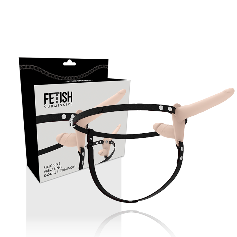 FETISH SUBMISSIVE HARNESS - DOUBLE PENETRATION FLESH UP VIBRATOR - Image 6
