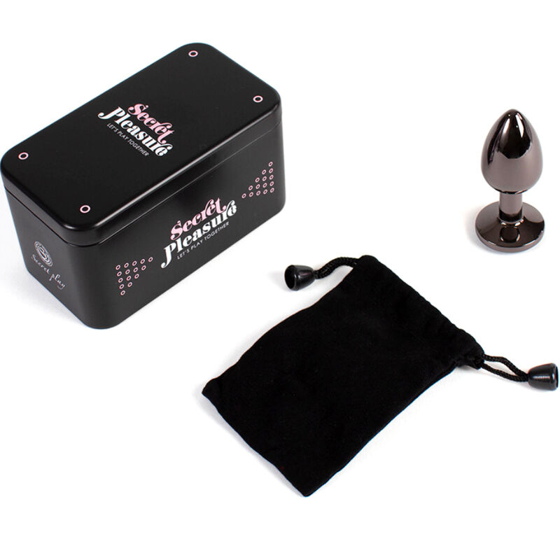 SECRETPLAY - GUNMETAL BUTT PLUG SMALL SIZE 7 CM - Image 3