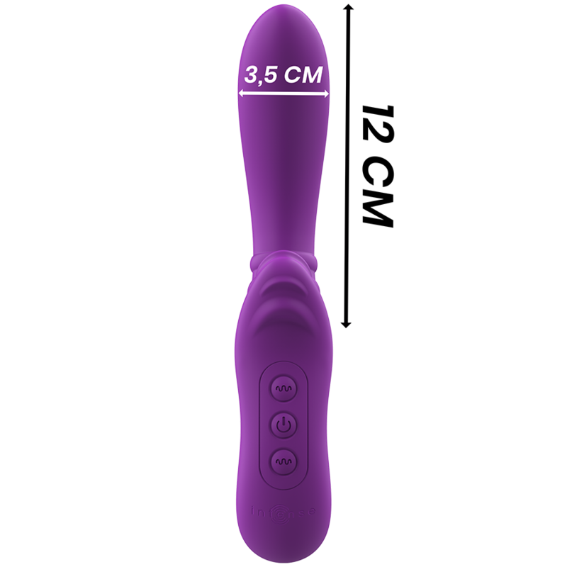 INTENSE - VIBRADOR FLEXÍVEL HARRY COM LÍNGUA ROXA - Image 2