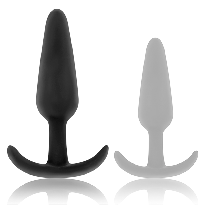 BLACK&SILVER - KAEL SILIKON ANALPLUG MIT MITTLEREM GRIFF – Bild 5