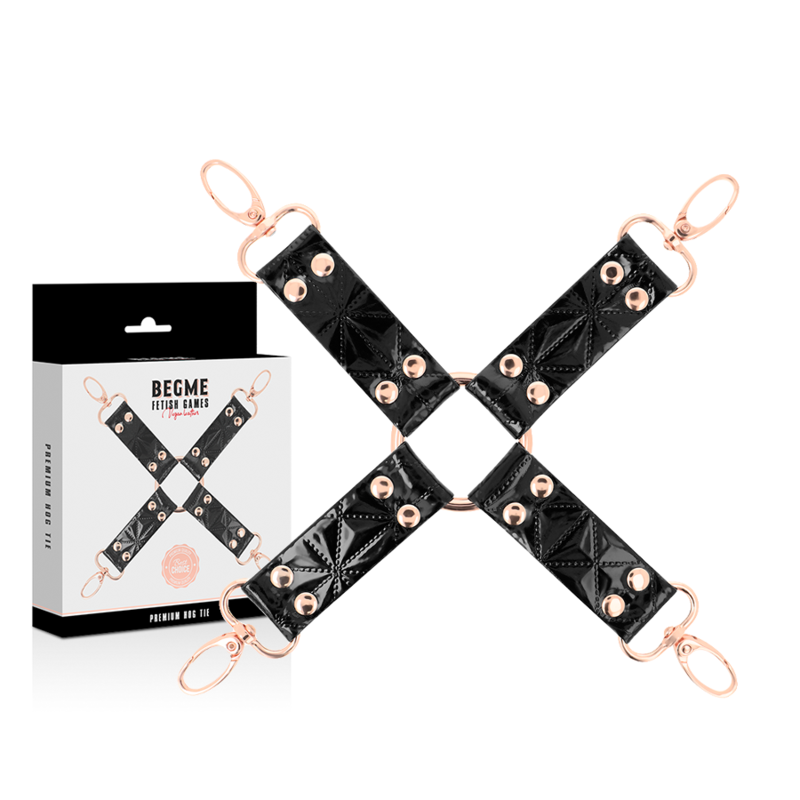 BEGME - BLACK EDITION CRAVATE EN CUIR VEGAN – Image 2