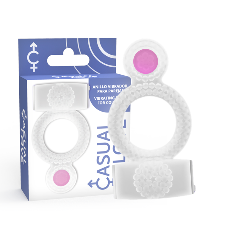 CASUAL LOVE - RING DOUBLE PLEASURE ANILLO TRANSPARENTE - Imagen 4