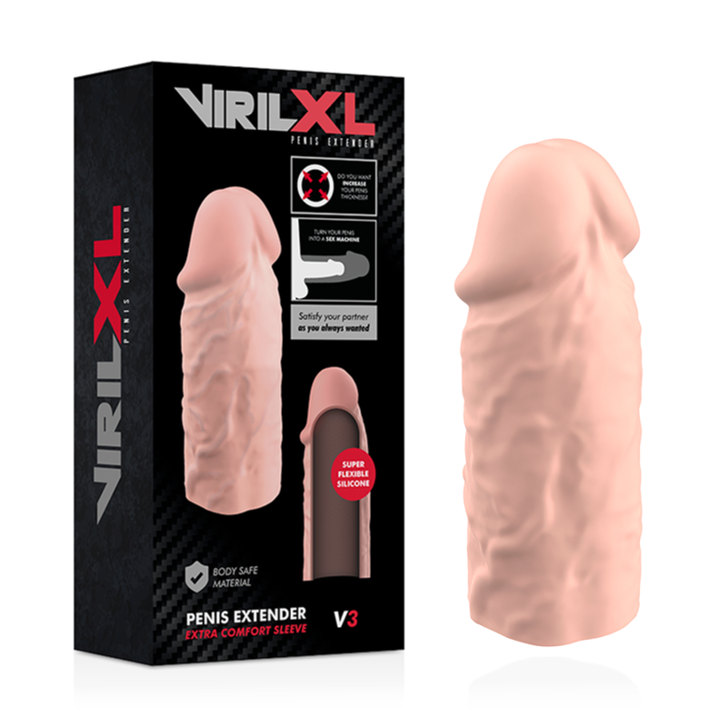 VIRILXL - NATÜRLICHE PENISVERLÄNGERUNG AUS FLÜSSIGEM SILIKON V3 – Bild 9