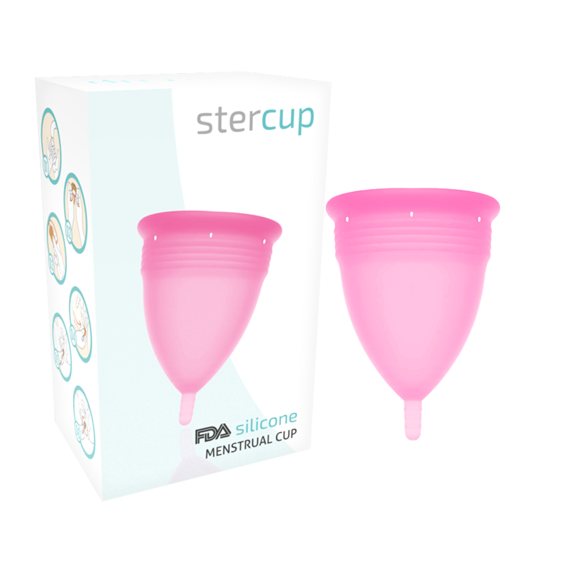 STERCUP - FDA SILIKON-MENSTRUALCUP ROSA - GRÖSSE S – Bild 5
