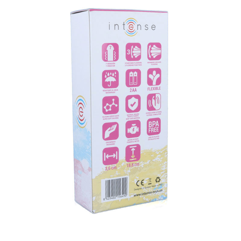 INTENSE - VIBRATEUR OSCILLANT SUSY SILICONE LAPIN ROSE – Image 2
