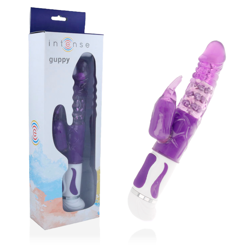 INTENSE - VIBRATEUR ROTATEUR GUPPY LILAS – Image 2