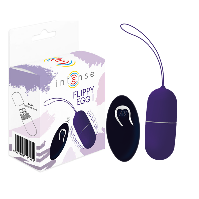INTENSE - OEUF VIBRANT FLIPPY I AVEC TÉLÉCOMMANDE VIOLET – Image 5