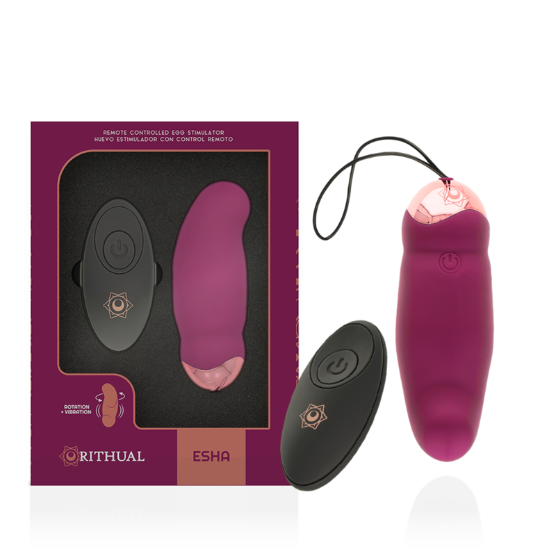 RITHUAL - ESHA HUEVO CONTROL REMOTO SISTEMA ROTACIÓN + VIBRACIÓN - Imagen 7