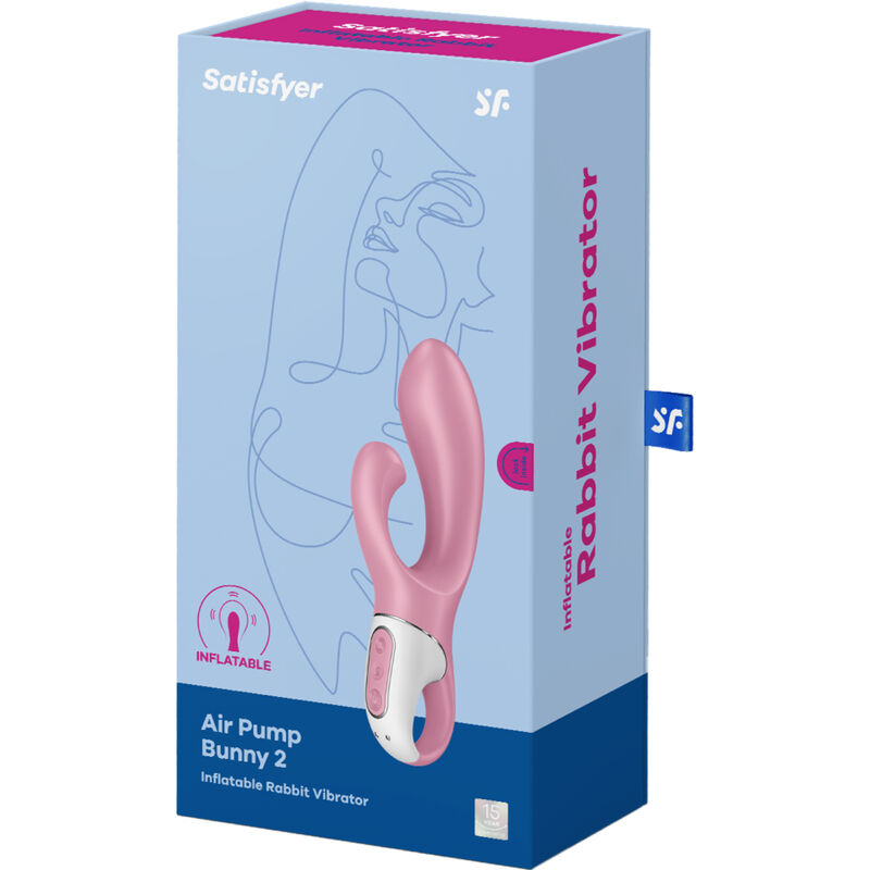 SATISFYER - AIR PUMP BUNNY 2 ROSA - Imagen 5