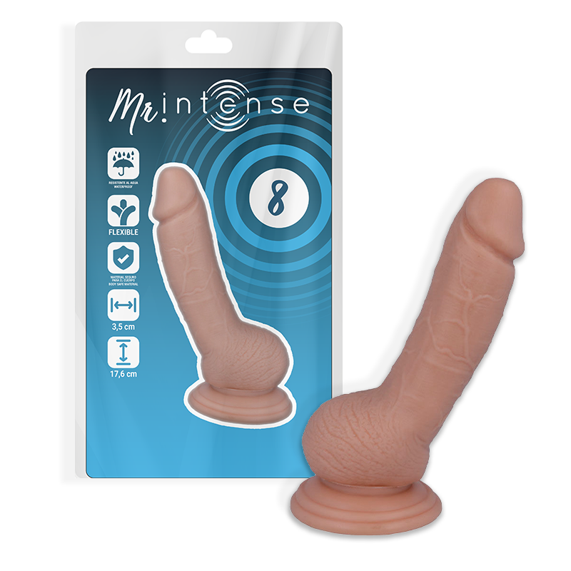 MR INTENSE - 8 PENE REALÍSTICO 17.6 CM -O- 3.5 CM - Imagen 7