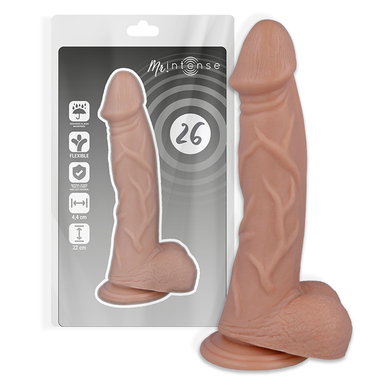 MR INTENSE - 26 PENE REALÍSTICO 22 CM -O- 4.4 CM - Imagen 7