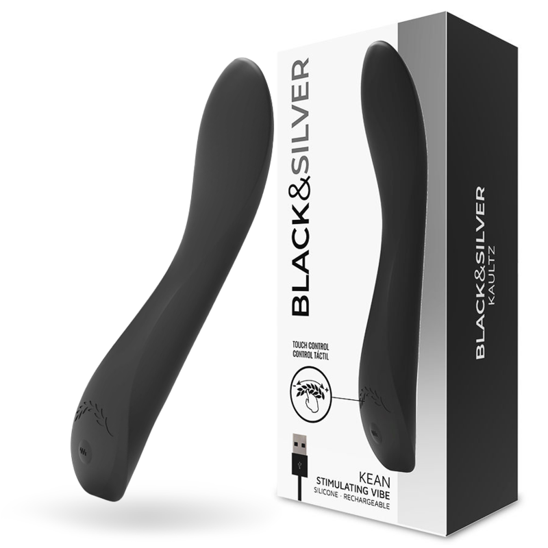 BLACK&SILVER - KEAN VIBRATOR TOUCH-STEUERUNG – Bild 2