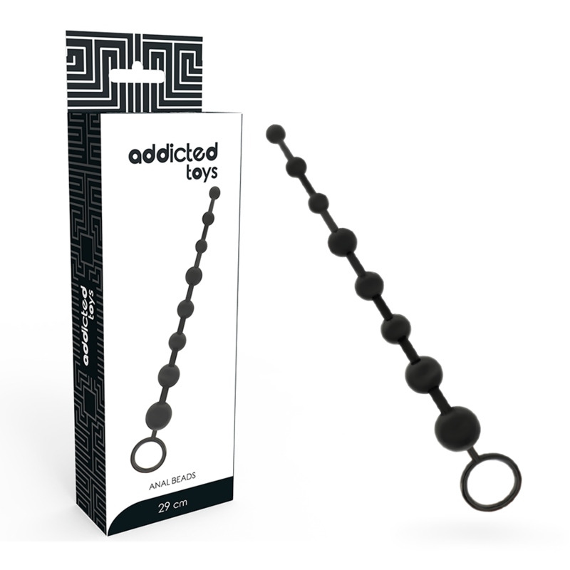 ADDICTED TOYS - BILLES ANAL 29 CM NOIR – Image 2