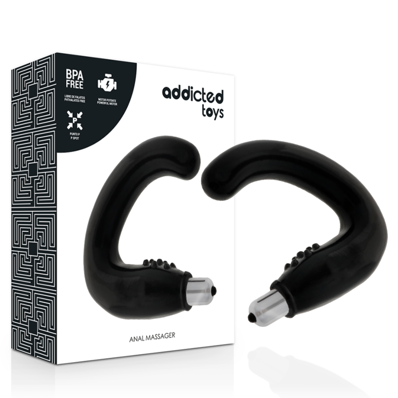ADDICTED TOYS - ANAL MASSAGER BLACK - Image 4