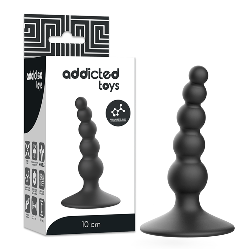 ADDICTED TOYS - PLUG SEXUEL ANAL 10 CM NOIR – Image 6
