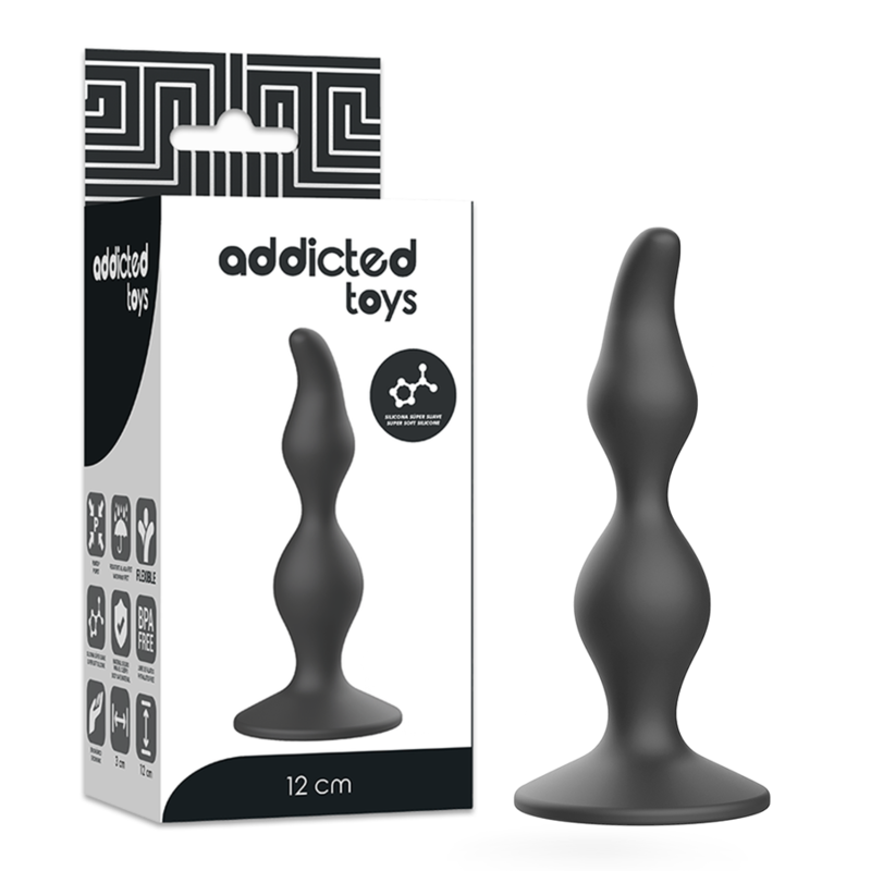 ADDICTED TOYS - PLUG SEXUEL ANAL 12 CM NOIR – Image 6