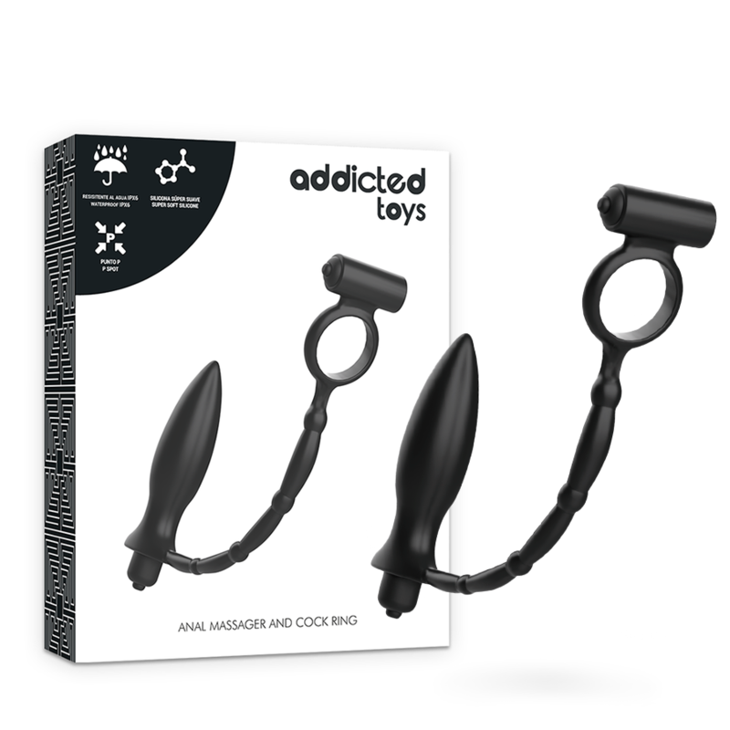 ADDICTED TOYS - PLUG ANAL AVEC ANNEAU VIBRANT – Image 2